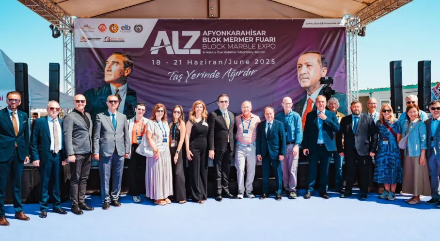 Afyon'da Mermer Şöleni! Blok Mermer Fuarı Kapılarını Açtı