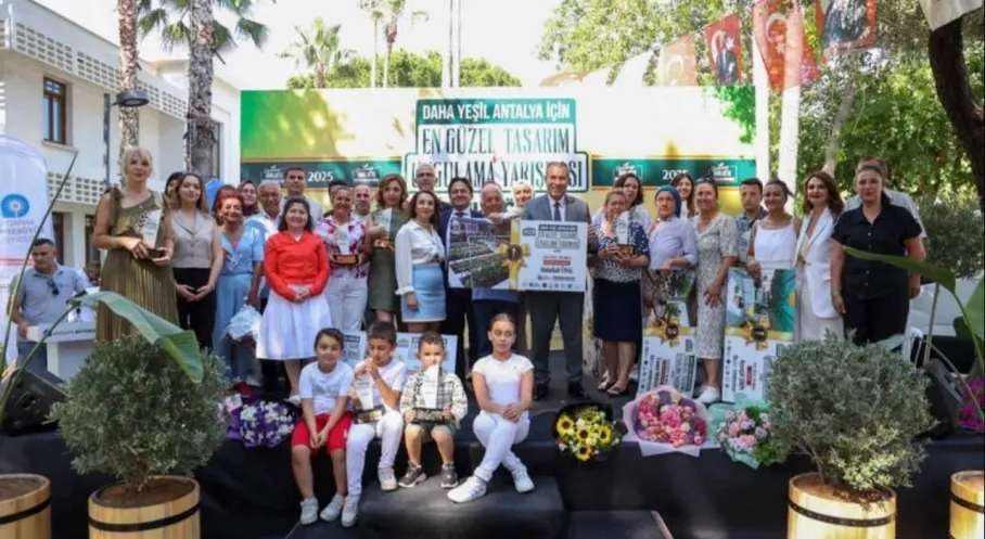 Antalya'da 'Daha Yeşil Antalya' Tasarım Yarışması Ödülleri Sahiplerini Buldu!