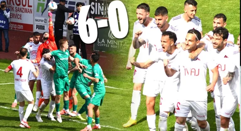 Batman Petrolspor'dan Isparta'ya Gol Yağmuru! Şampiyonluk Umutları Arttı
