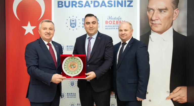 Bursa'ya Gelen Moldova Büyükelçisinden Önemli Ziyaret