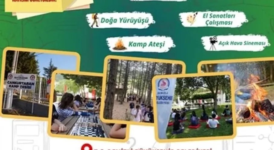 Denizli'den Liselilere Müjde! Ücretsiz Yaz Kampı Başvuruları Başladı