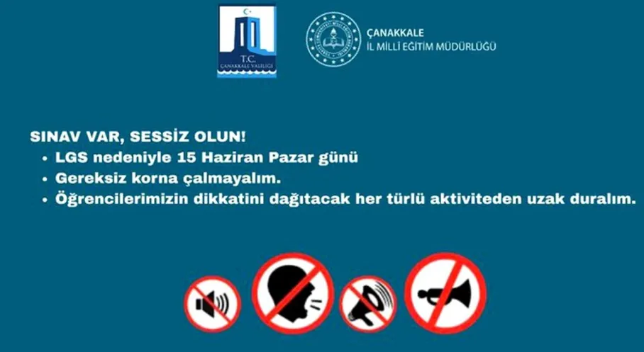 Çanakkale'de LGS Öncesi Valilikten Kritik Çağrı: Sessizlik ve Destek!