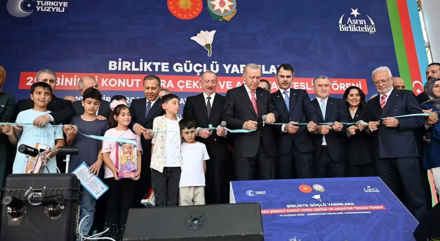Kahramanmaraş'ta Azerbaycan Mahallesi Açıldı: Kardeşlik Destanı!
