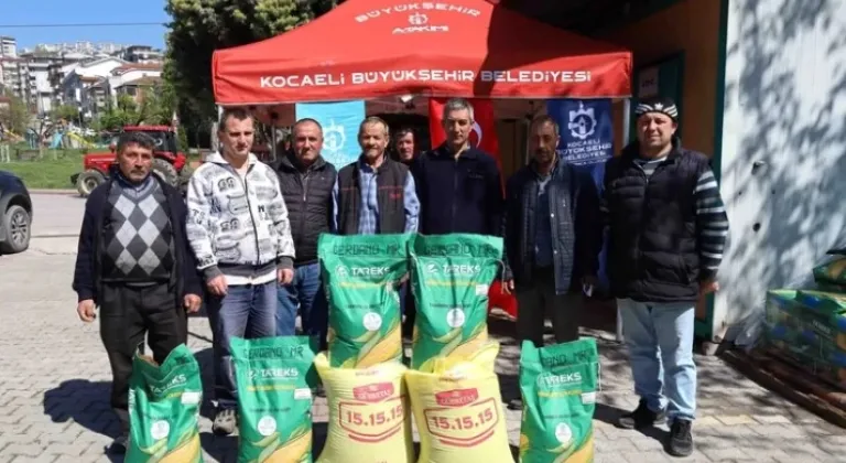 Kocaeli'de Tarıma Destek: Çiftçilere Yüzde 50 Hibeli Tohum ve Gübre Desteği