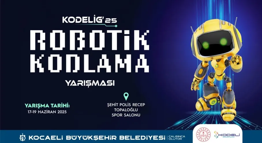 Kocaeli'de Teknoloji Şöleni: KODELİG'25 Robotik ve Kodlama Yarışması Başlıyor!
