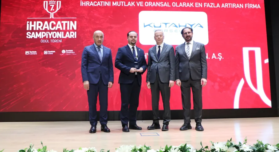 Kütahya Porselen İhracatta Zirvede: Çifte Şampiyonluk!