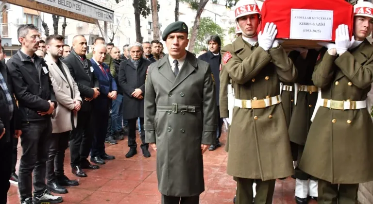 Manisalı Kıbrıs Gazisi Abdullah Gençerler, Son Yolculuğuna Uğurlandı
