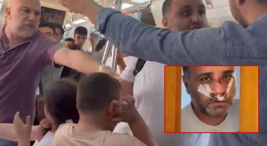 Marmaray'da Şiddet! Baba Çocuklarının Gözü Önünde Darp Edildi, Zanlıya Hapis İstemi