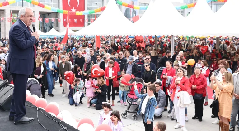Nilüfer'de 23 Nisan Coşkusu: Çocuklar Bayramı Doyasıya Kutladı!