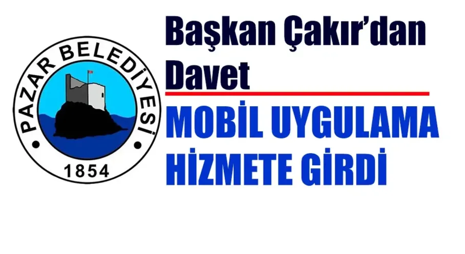 Rize Pazar'dan Dijital Devrim! Belediye Hizmetleri Artık Cebinizde!