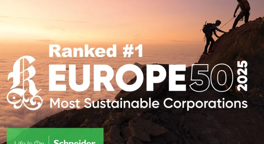 Schneider Electric'ten Büyük Başarı! Avrupa'nın En Sürdürülebilir Şirketi Seçildi