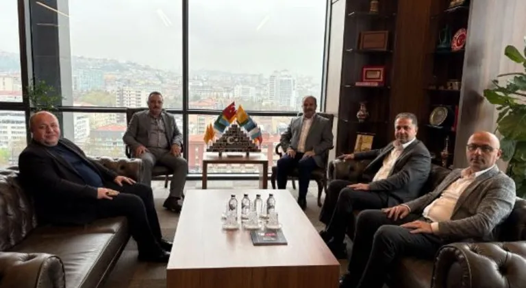TİMBİR ve BHA'dan Sağlık-Sen Genel Başkanı Mahmut Faruk Doğan'a Ziyaret