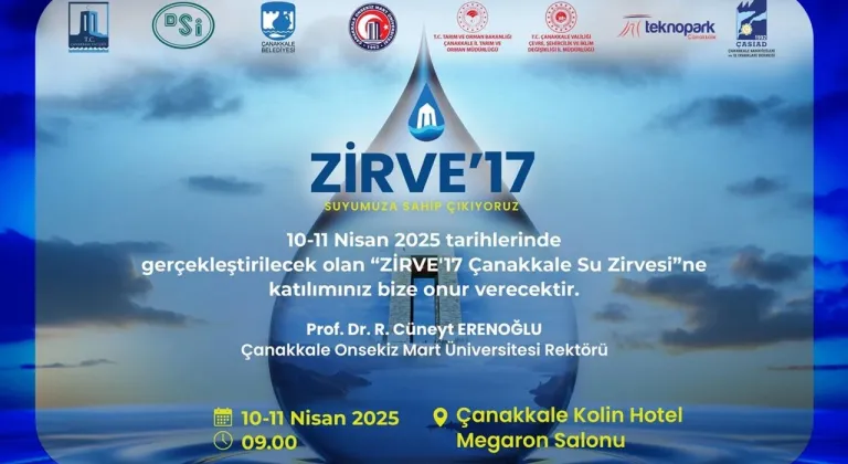 Zirve17 Çanakkale Su Zirvesi 10-11 Nisan'da Başlıyor